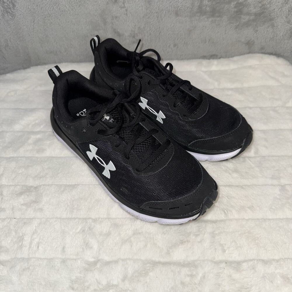 Under Armor Women's Charged Assert 10 Black Athletic Shoes Size 9.5 Running